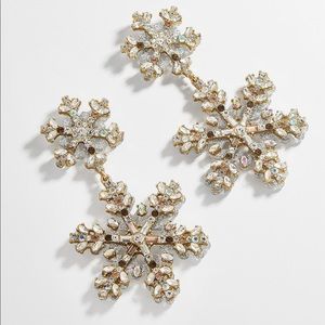 Christmas snowflake earrings